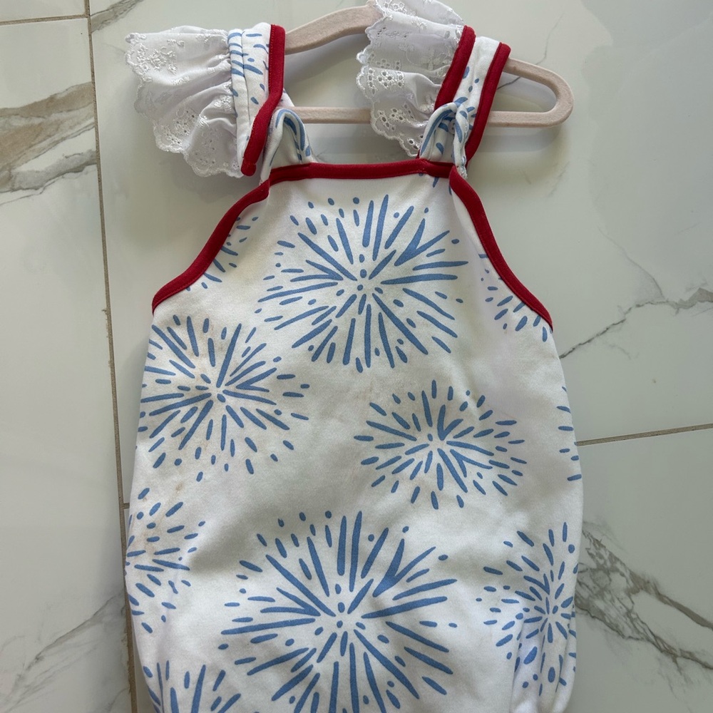 The Beaufort Bonnet Company Red and Blue Bubble